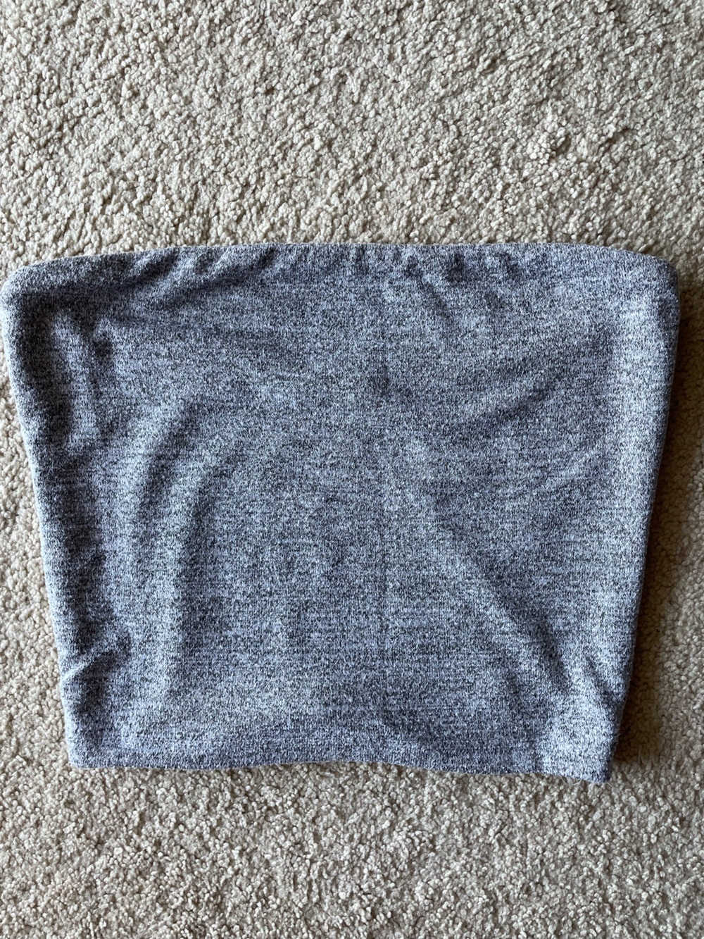 Aritzia Wilfred Free Heather Gray Strapless Tube Top Women Size M Casual Summer